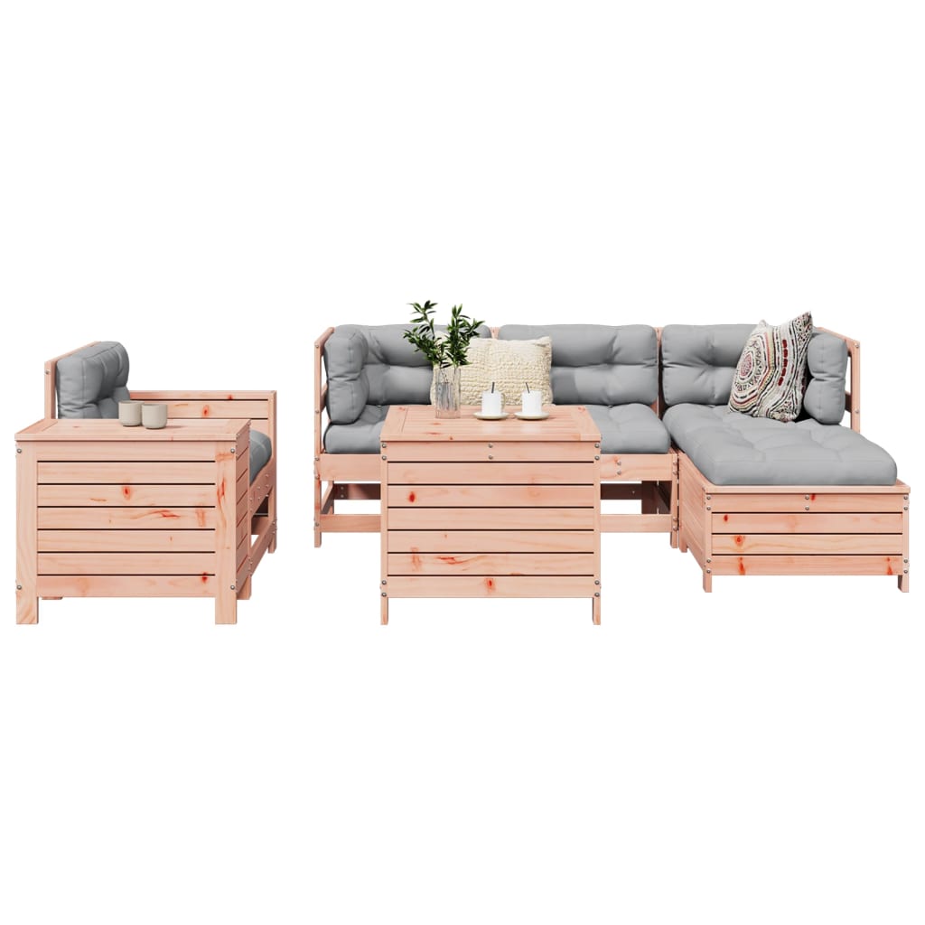 Hagesofasett 7 deler heltre douglasgran