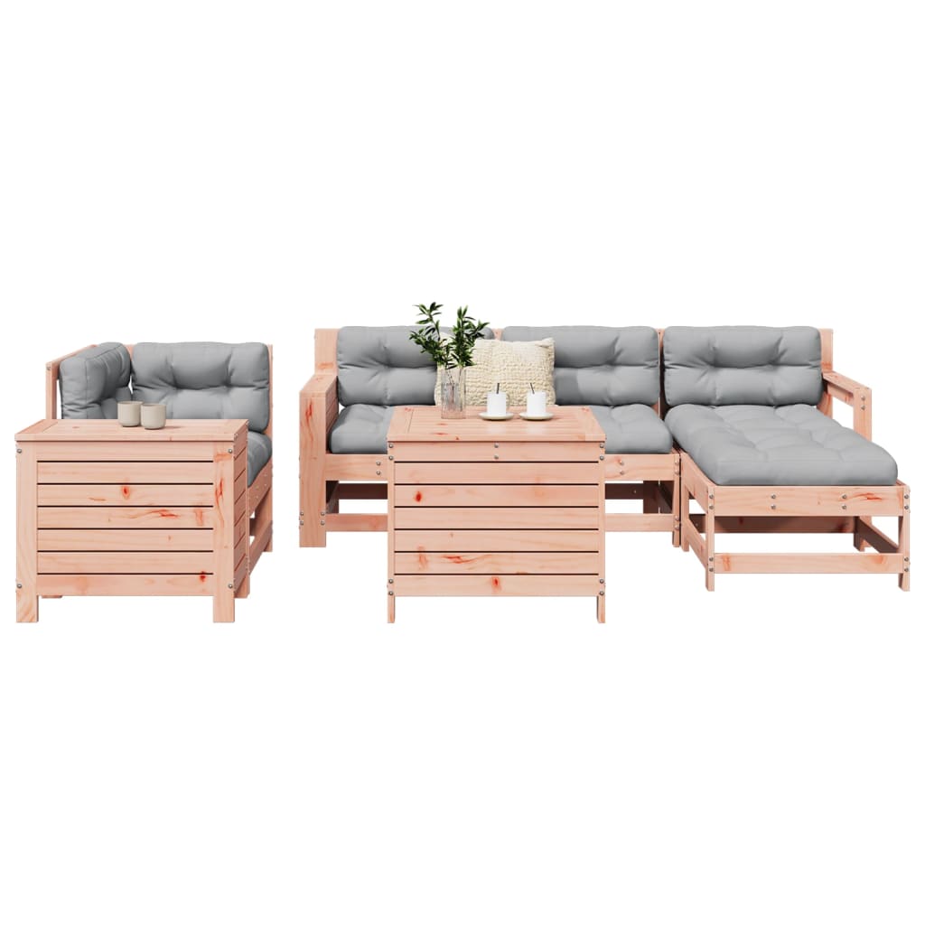 Hagesofasett 7 deler heltre douglasgran