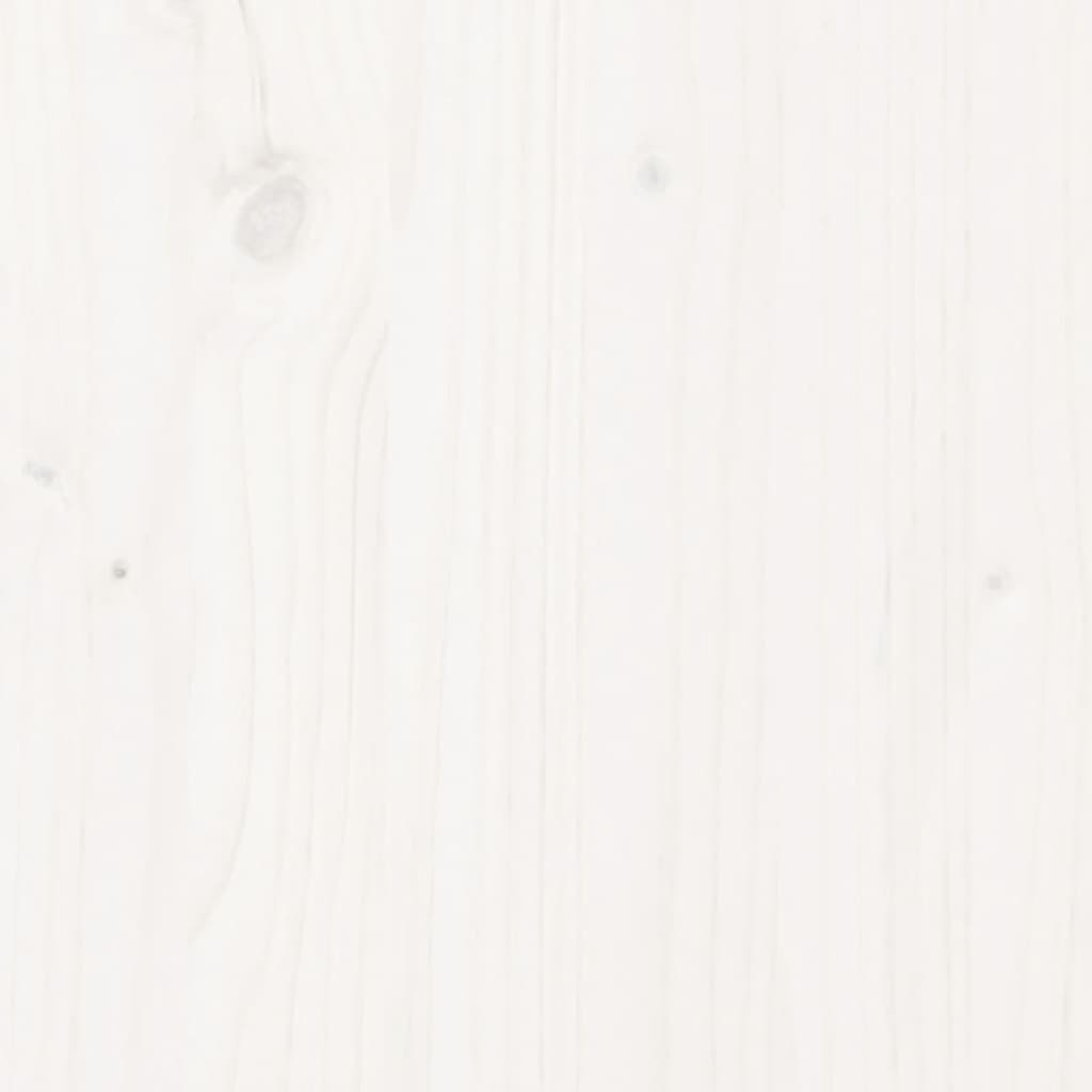 Hagesofasett 8 deler hvit heltre furu