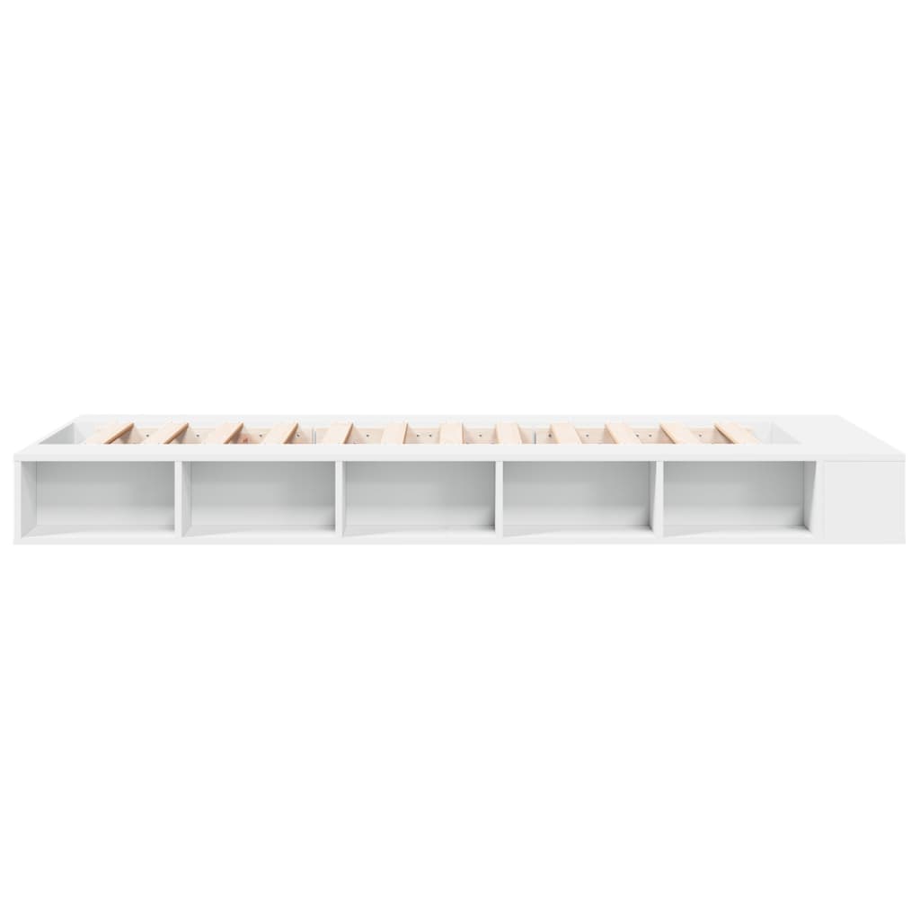 Sengeramme hvit 100x200 cm konstruert tre