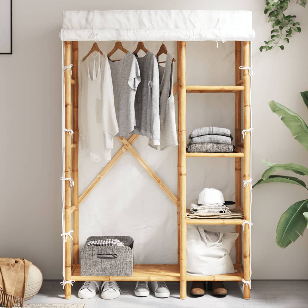 Garderobe 110x45x170 cm bambus