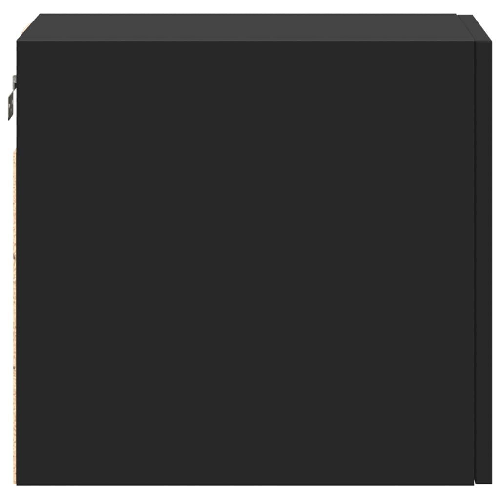 Veggskap svart 30x42,5x40 cm konstruert tre