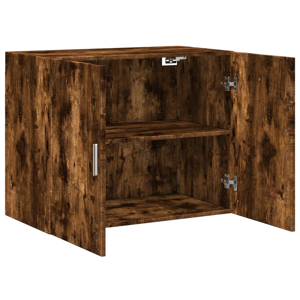 Veggskap røkt eik 80x42,5x64 cm konstruert tre
