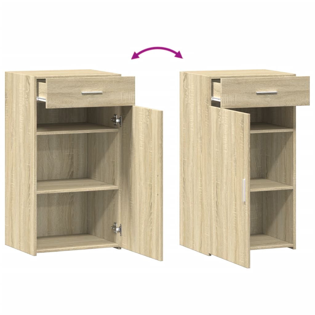 Skjenk sonoma eik 50x42,5x93 cm konstruert tre