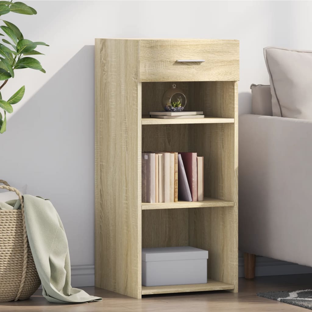 Skjenk sonoma eik 40x42,5x93 cm konstruert tre