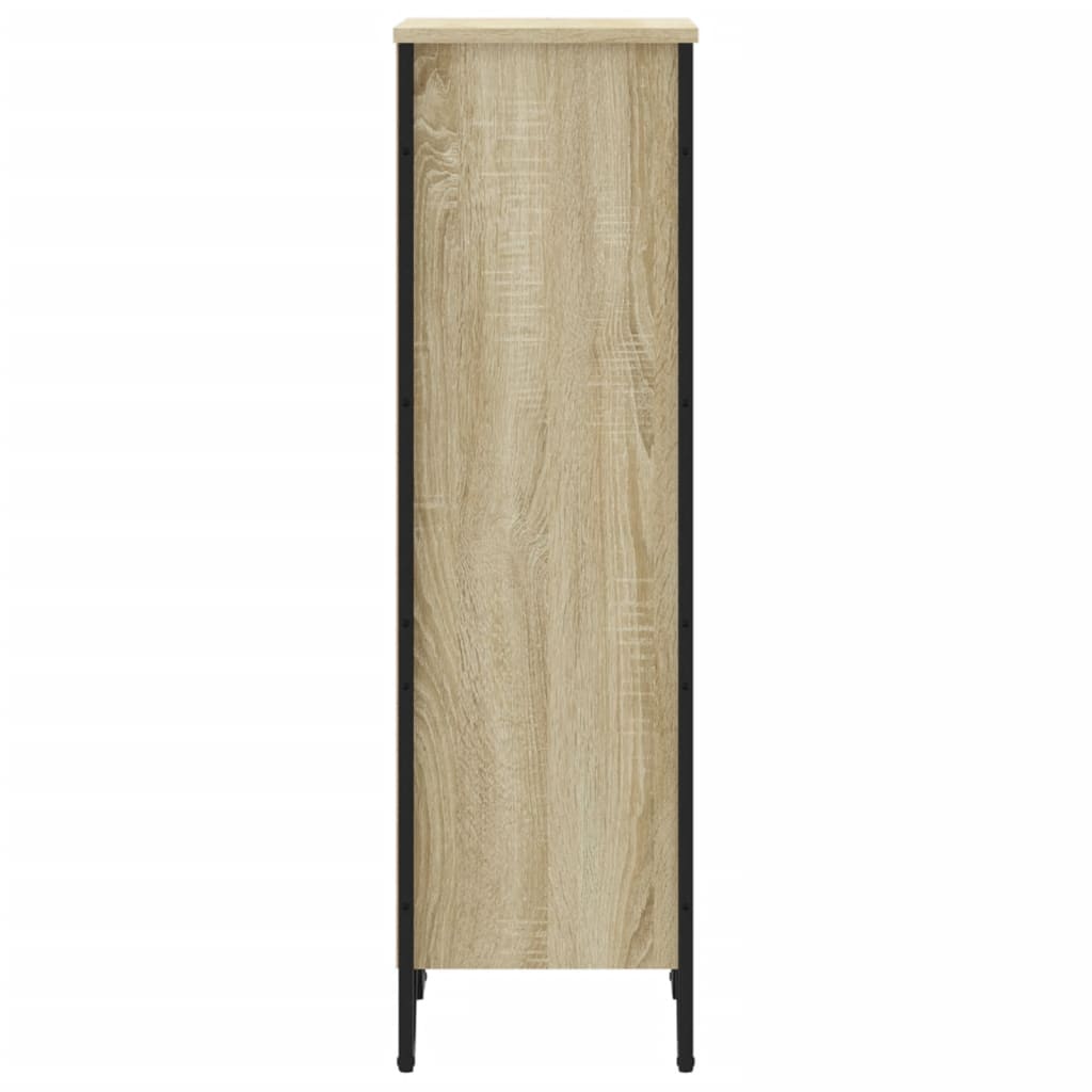 Bokhylle sonoma eik 50x31x106 cm konstruert tre