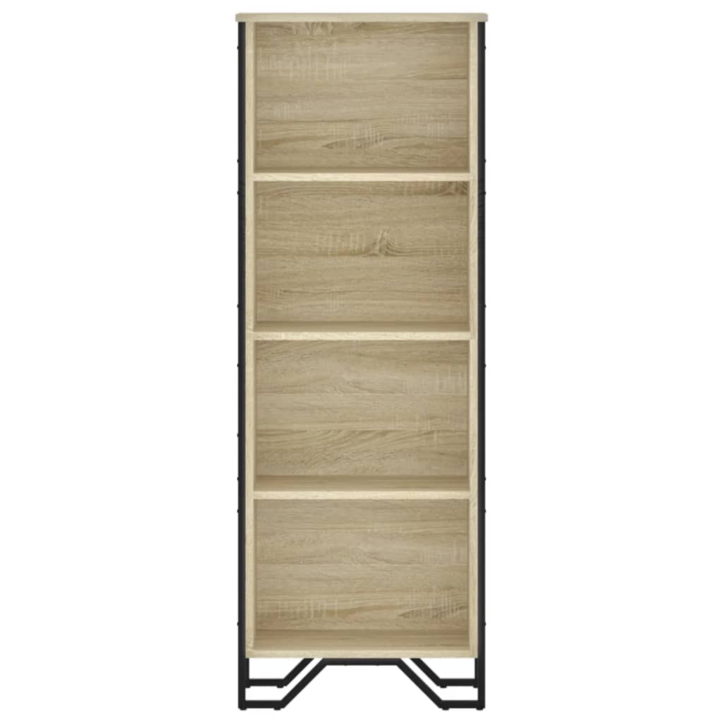 Bokhylle sonoma eik 50x31x137,5 cm konstruert tre