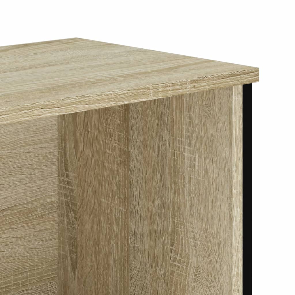 Bokhylle sonoma eik 50x31x137,5 cm konstruert tre