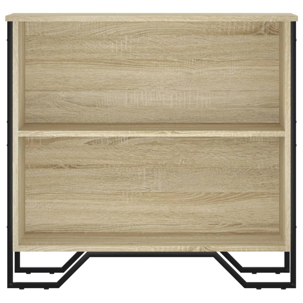 Bokhylle sonoma eik 80x31x74,5 cm konstruert tre