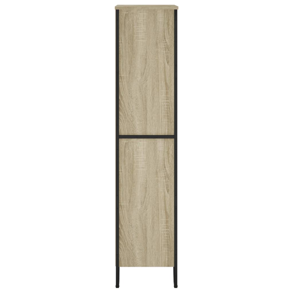 Bokhylle sonoma eik 80x31x137,5 cm konstruert tre