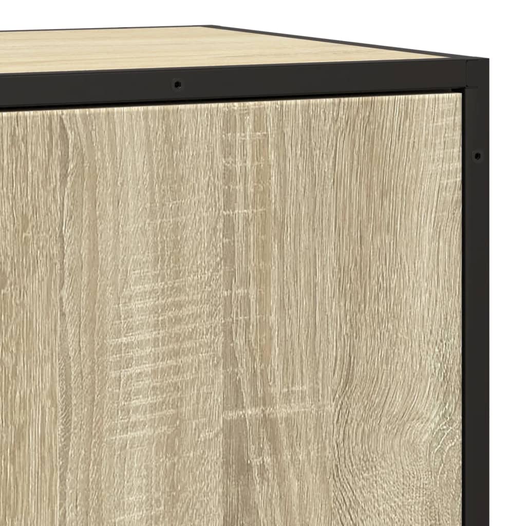 Skjenk sonoma eik 35,5x35x76 cm konstruert tre og metall