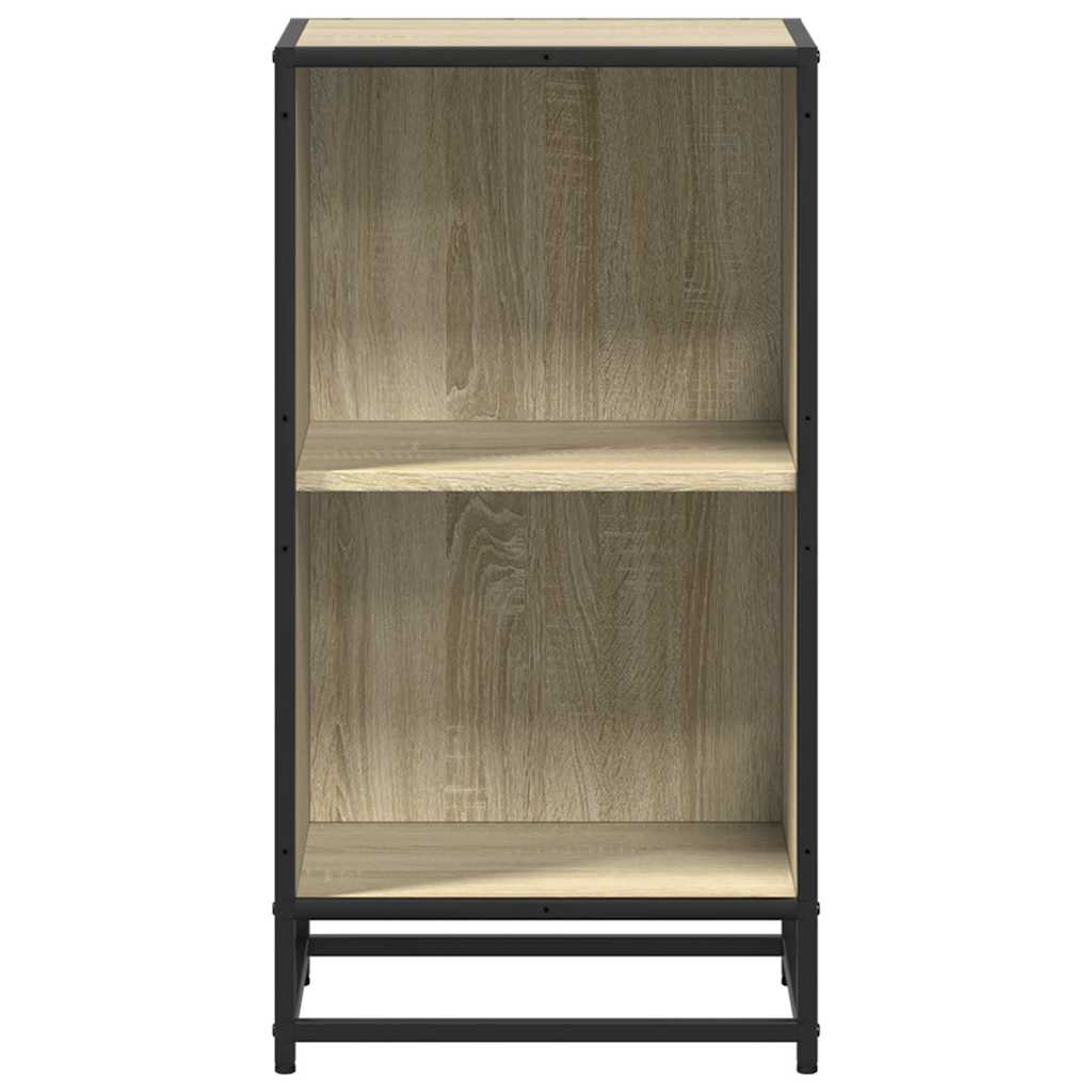 Bokhylle sonoma eik 40x35x76 cm konstruert tre