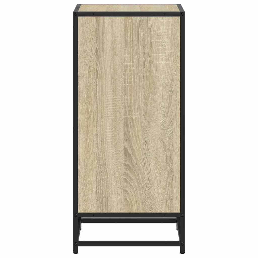Bokhylle sonoma eik 40x35x76 cm konstruert tre