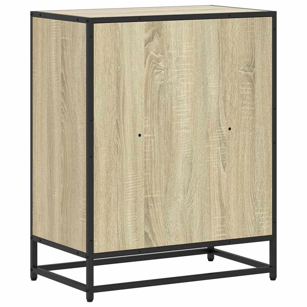 Bokhylle sonoma eik 60x35x76 cm konstruert tre