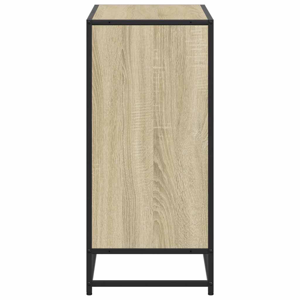 Bokhylle sonoma eik 80x35x76 cm konstruert tre