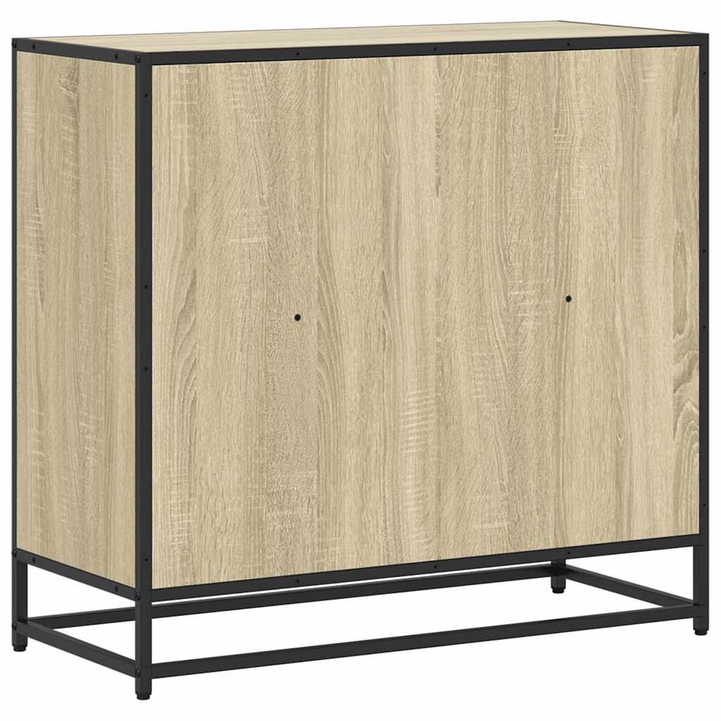 Bokhylle sonoma eik 80x35x76 cm konstruert tre