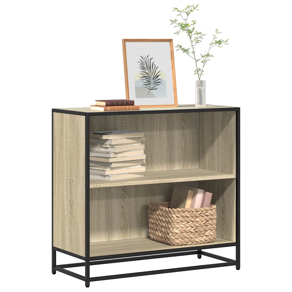 Bokhylle sonoma eik 80x35x76 cm konstruert tre