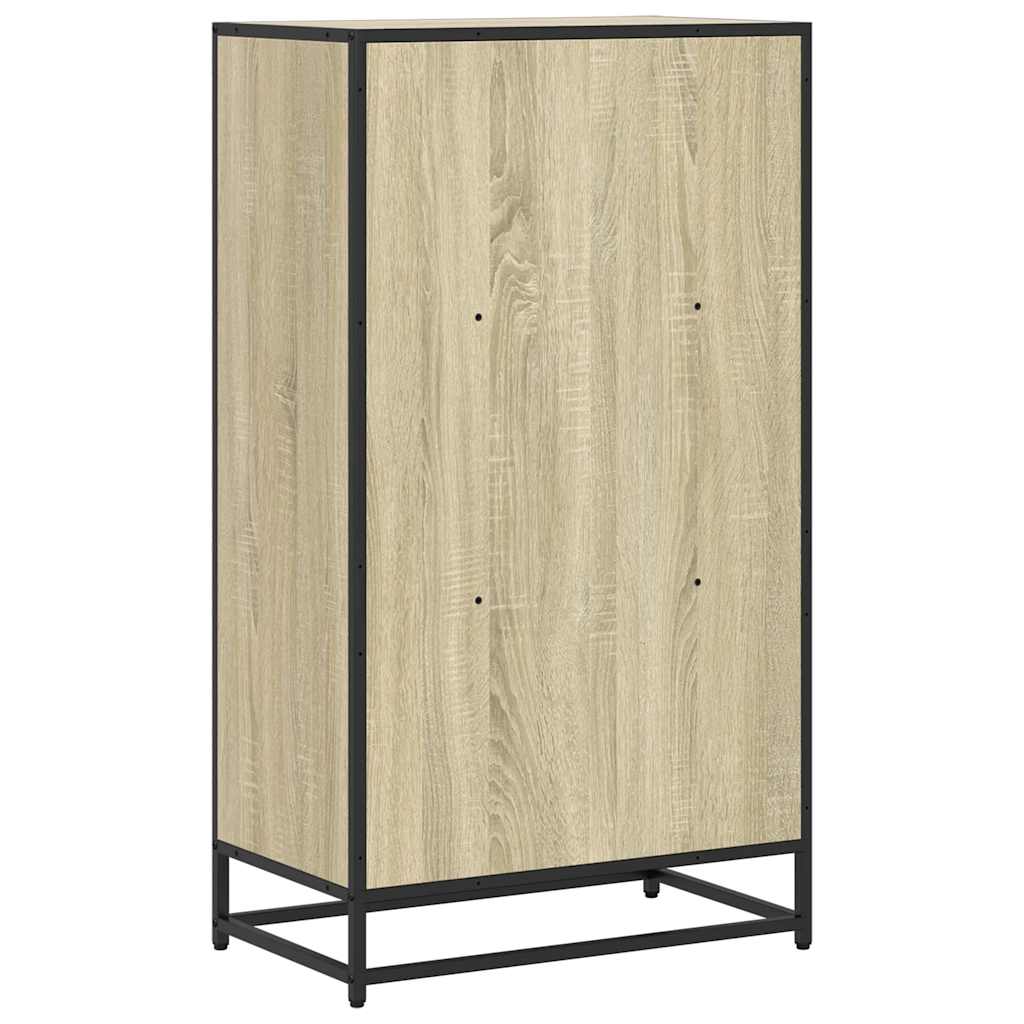 Bokhylle sonoma eik 60x35x107,5 cm konstruert tre