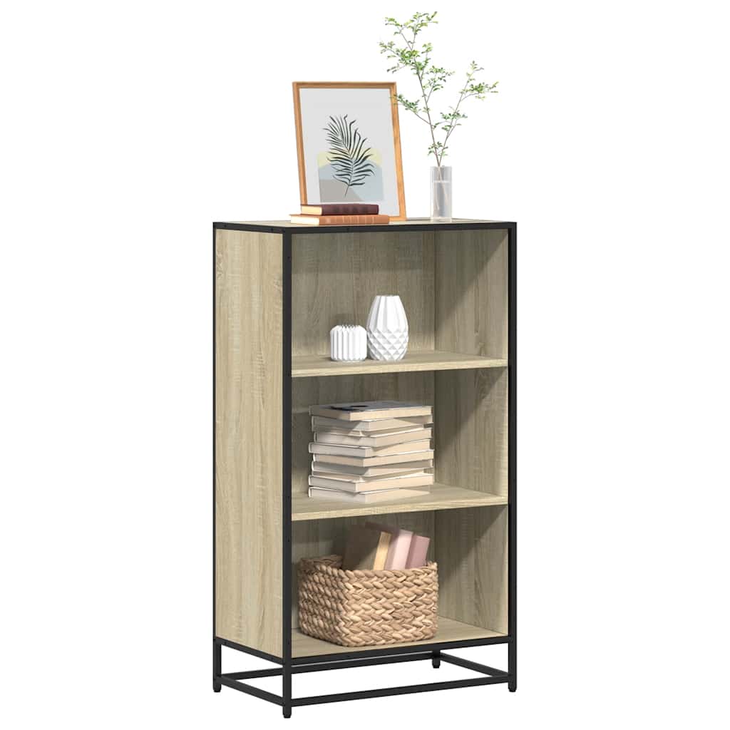 Bokhylle sonoma eik 60x35x107,5 cm konstruert tre