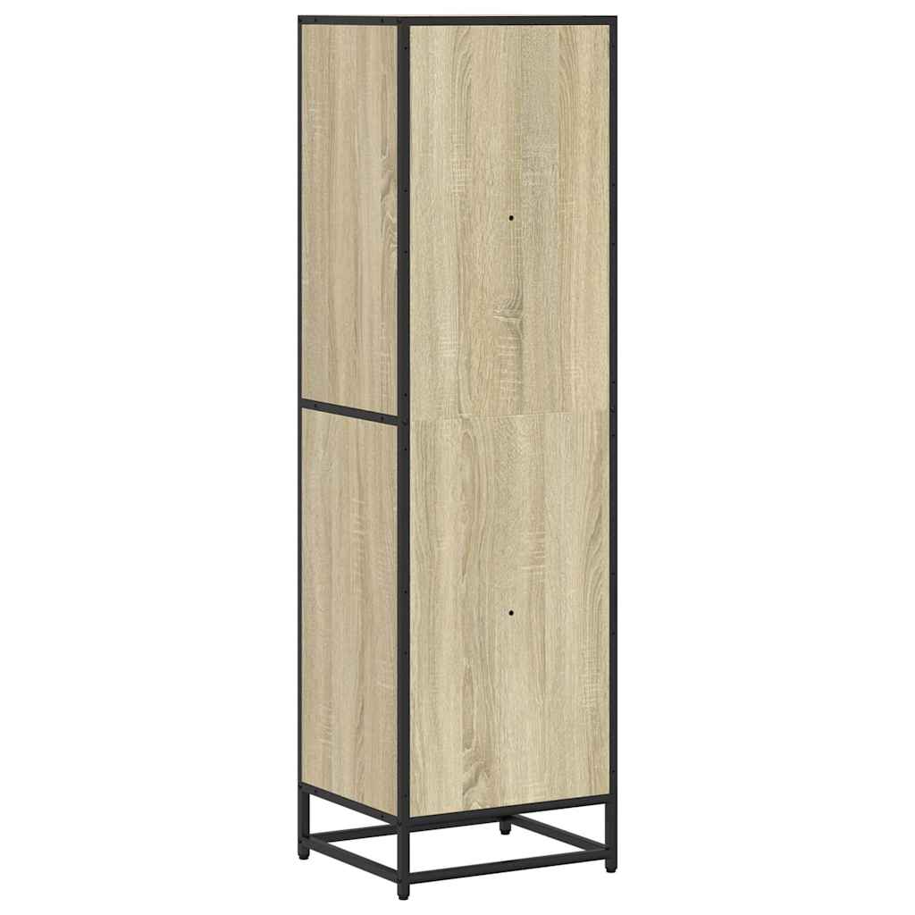 Bokhylle sonoma eik 40x35x139 cm konstruert tre