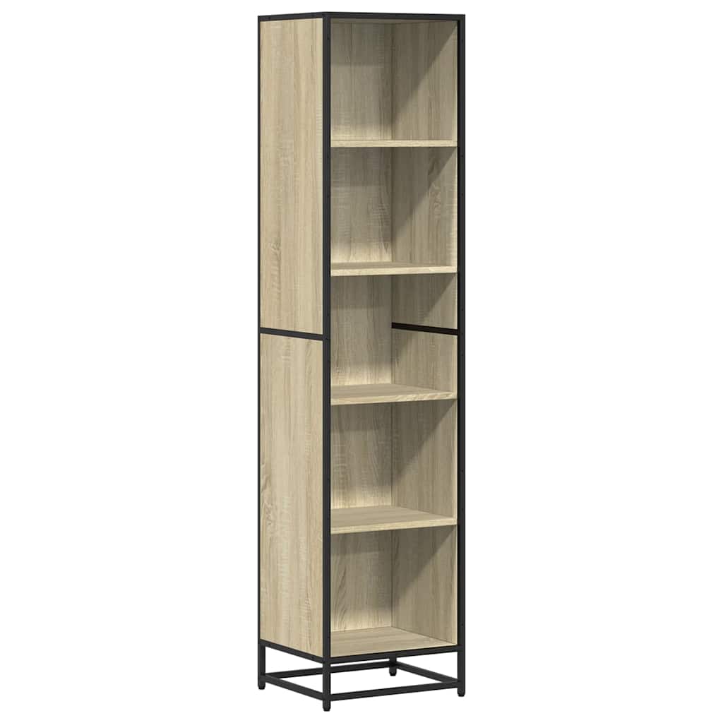 Bokhylle sonoma eik 40x35x170,5 cm konstruert tre
