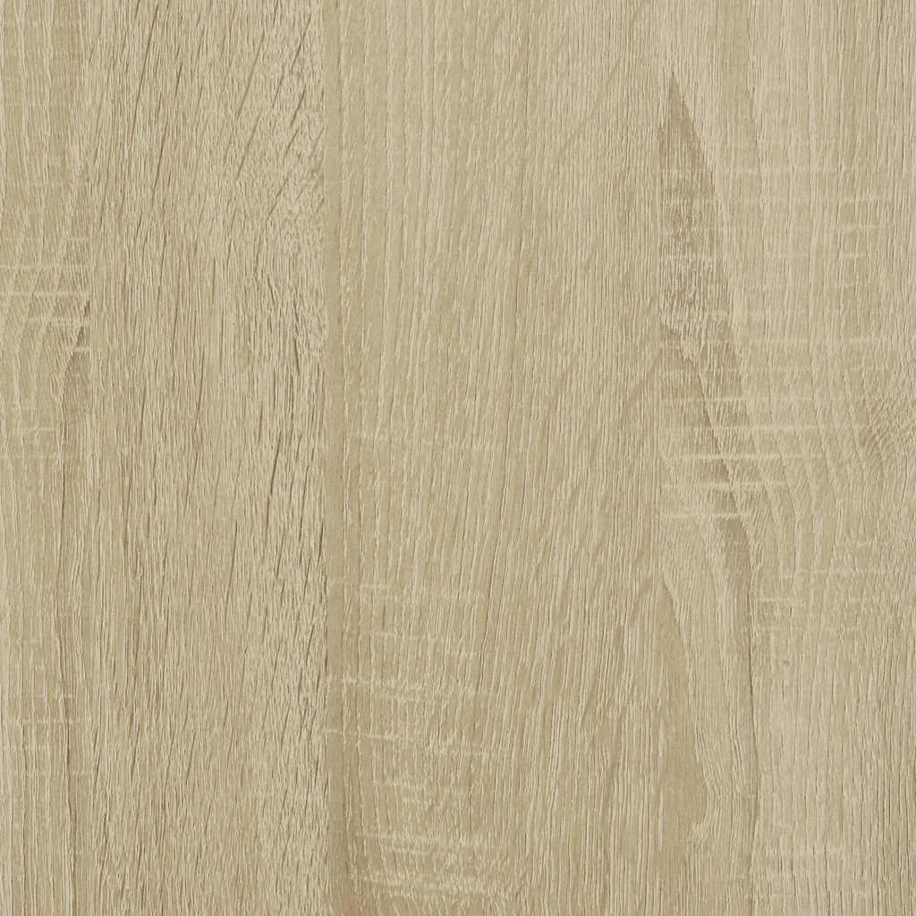 Bokhylle sonoma eik 33,5x33x107,5 cm konstruert tre