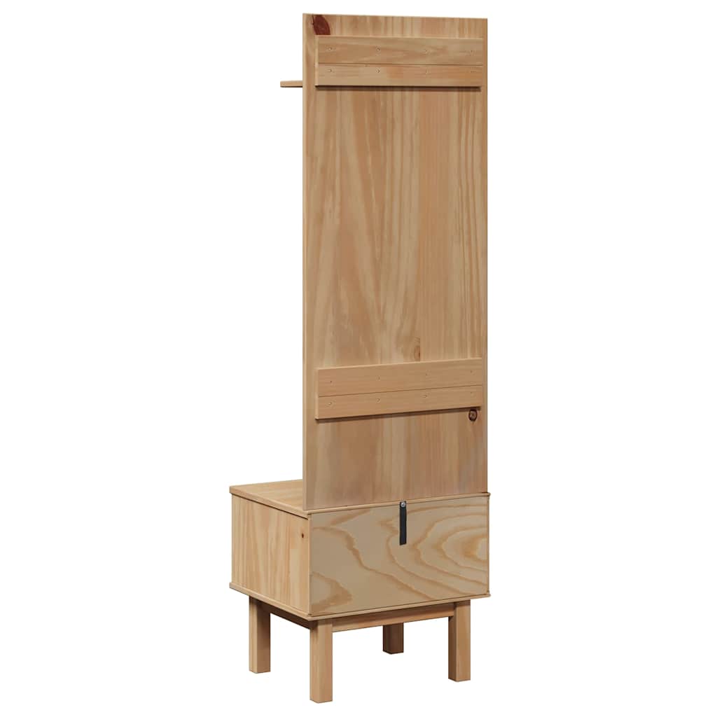 Ganghylle OTTA 50x40x160 cm heltre furu