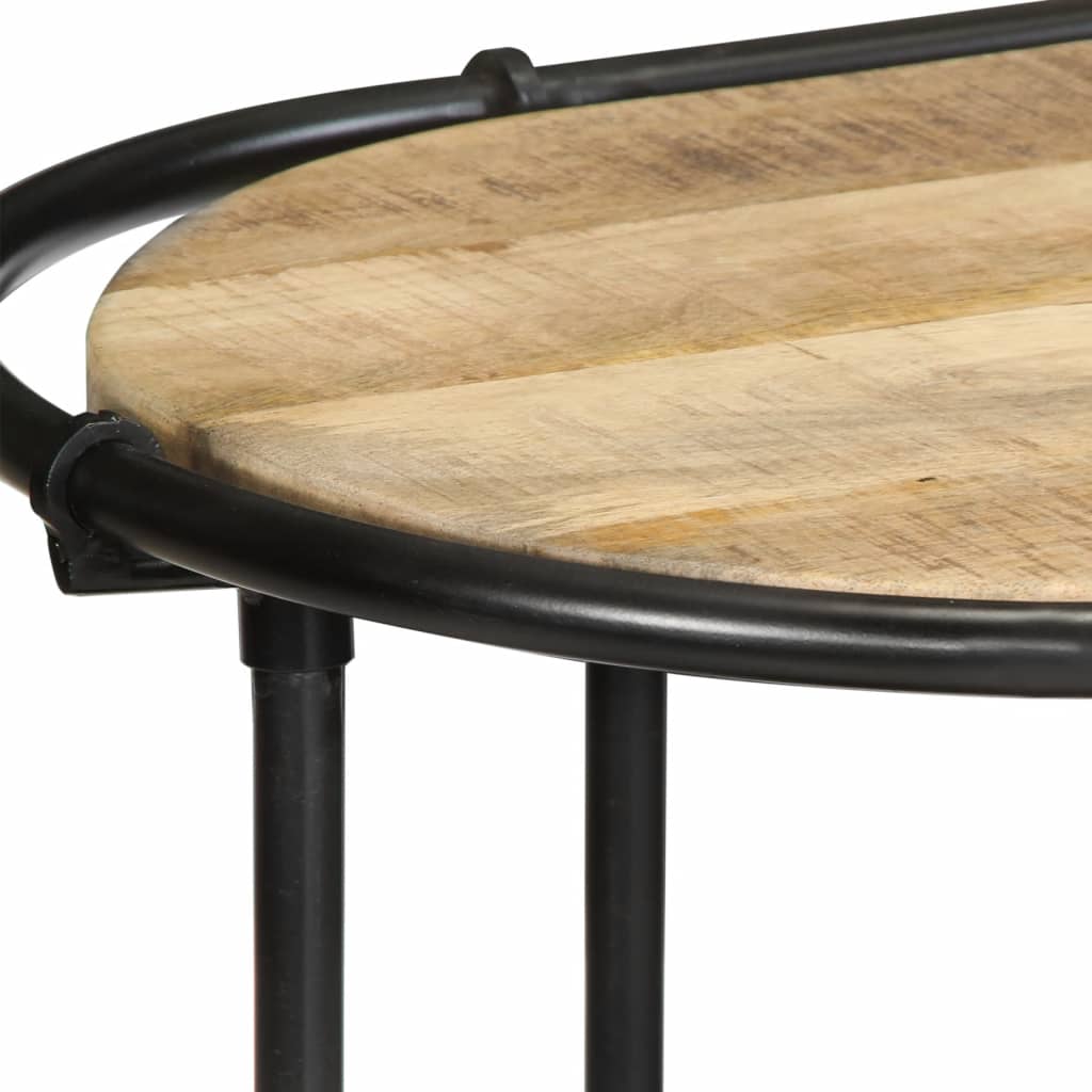 Konsollbord 110x42x76 cm grovt heltre mangotre