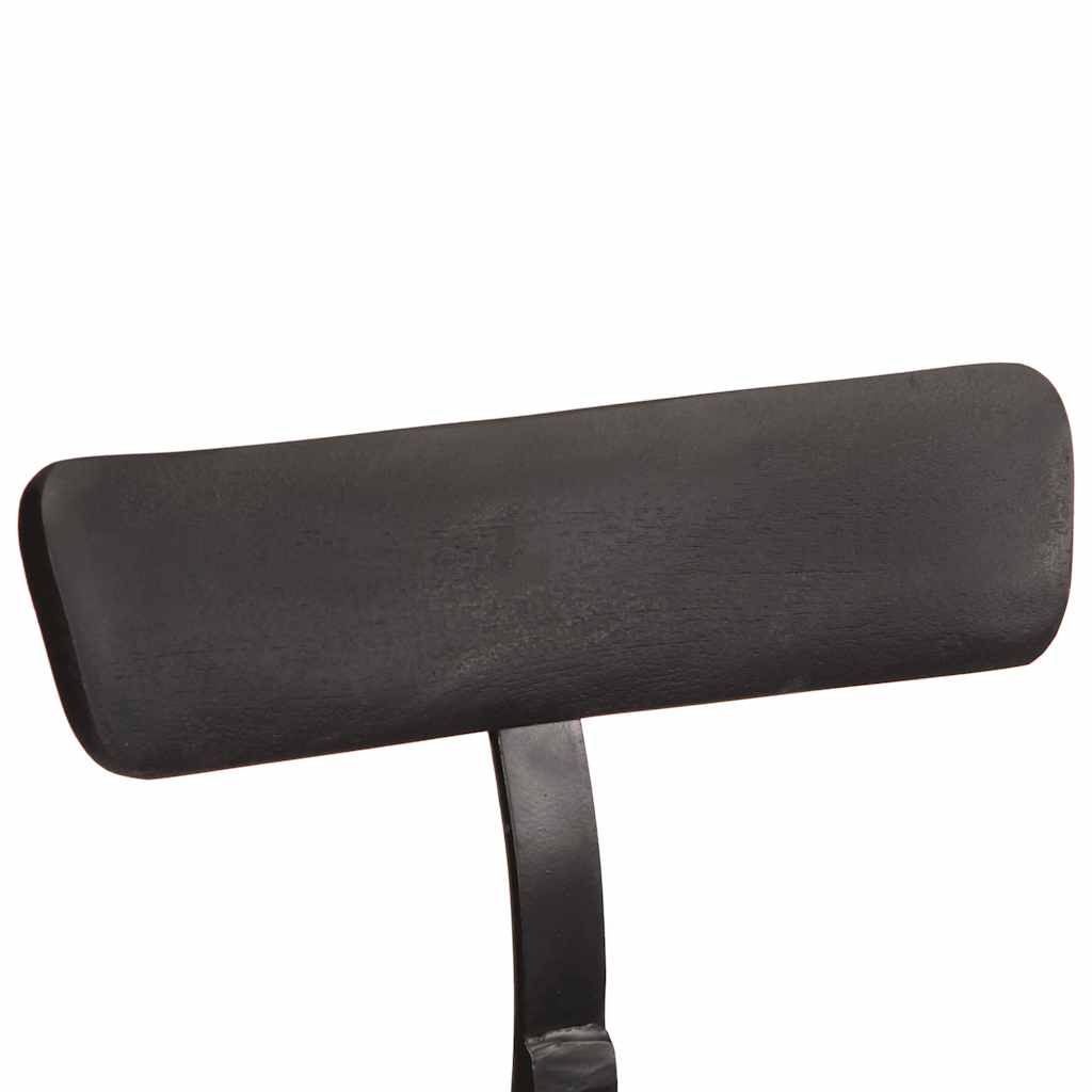 Barkrakker 2 stk svart 49x43x88 cm heltre mango