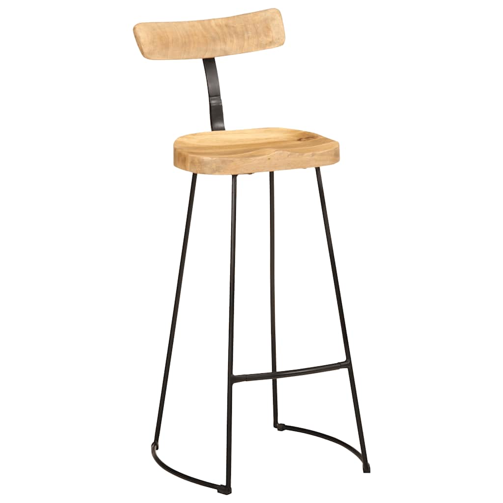 Barkrakker 2 stk 49x43x103 cm heltre mango