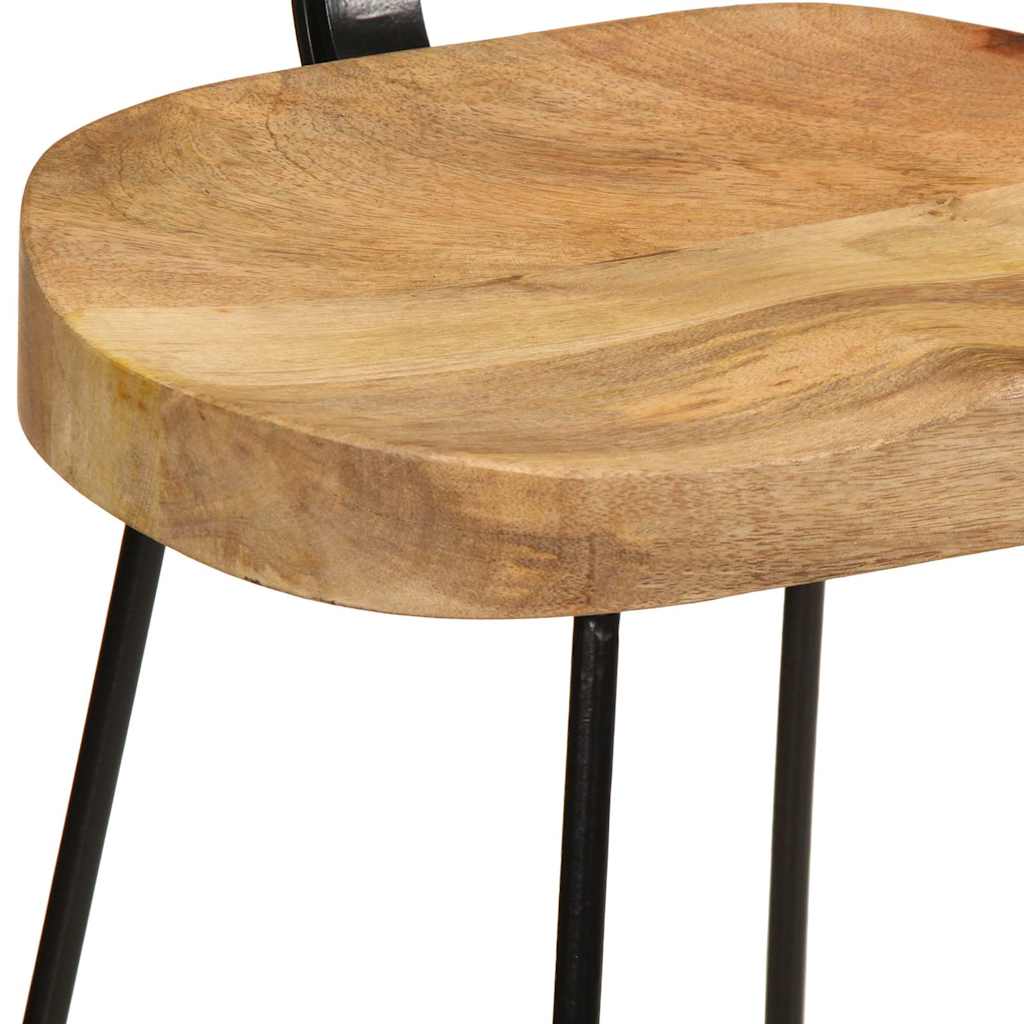 Barkrakker 2 stk 49x43x103 cm heltre mango