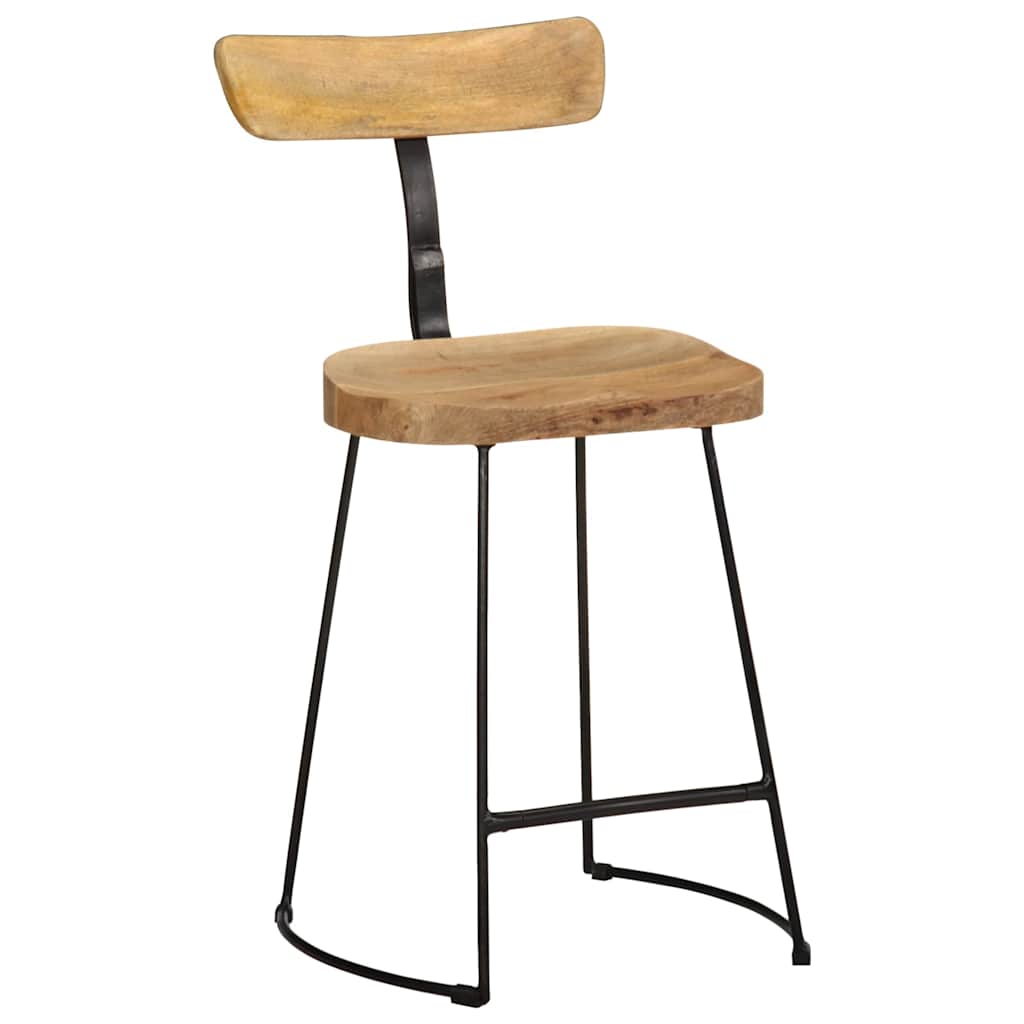 Barkrakker 2 stk 49x43x79 cm heltre mango
