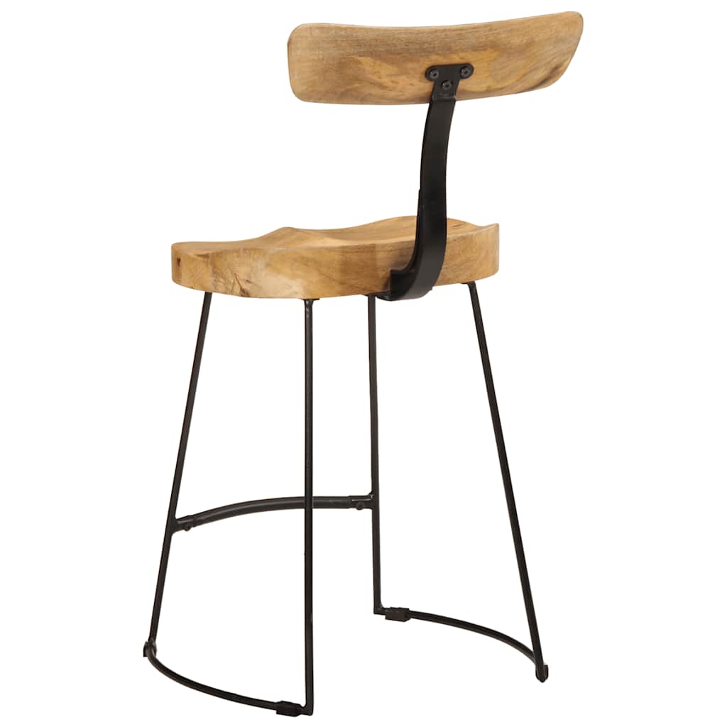 Barkrakker 2 stk 49x43x79 cm heltre mango