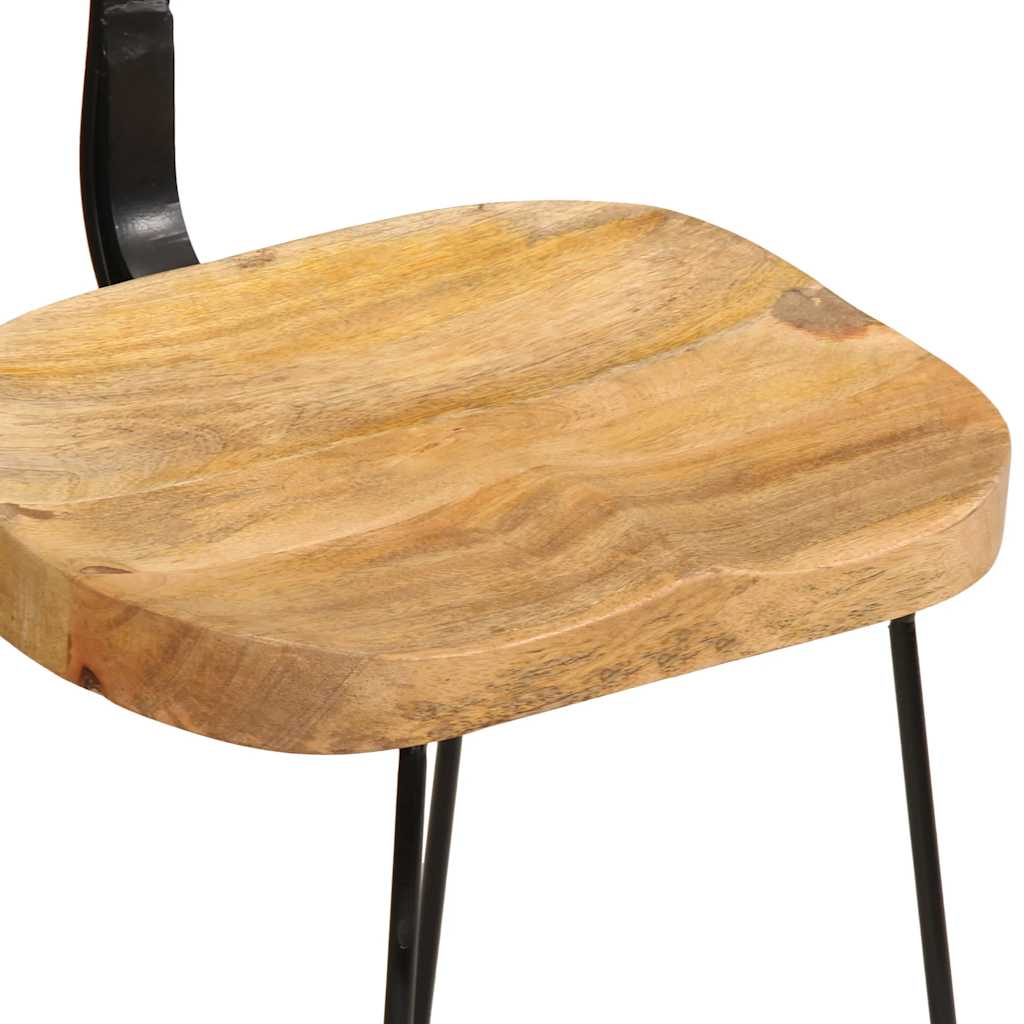 Barkrakker 2 stk 49x43x79 cm heltre mango
