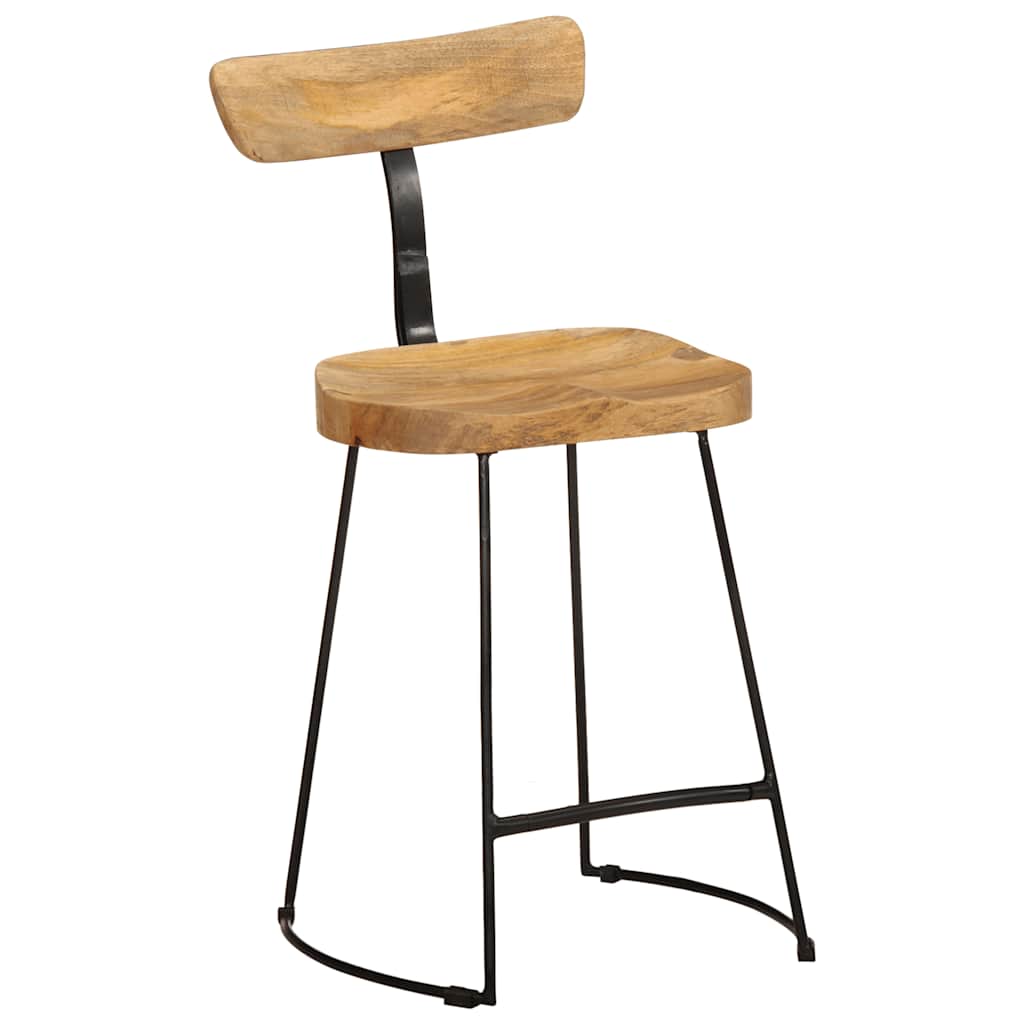 Barkrakker 2 stk 49x43x79 cm heltre mango