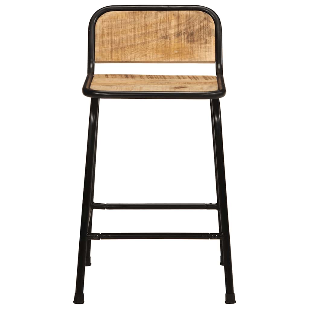 Barkrakker 2 stk 46x35,5x70 cm grovt heltre mangotre