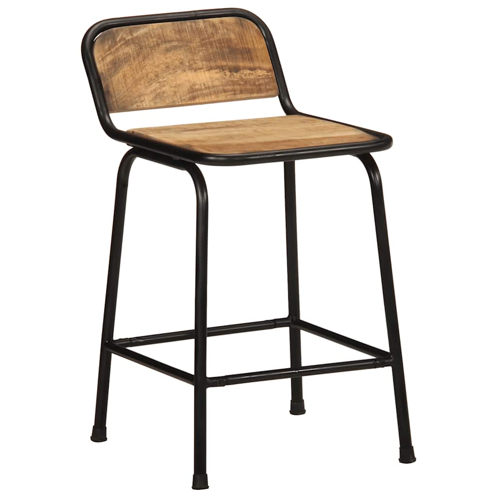 Barkrakker 2 stk 46x35,5x70 cm grovt heltre mangotre