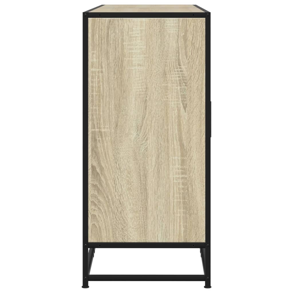 Skjenk sonoma eik 134x35x76 cm konstruert tre