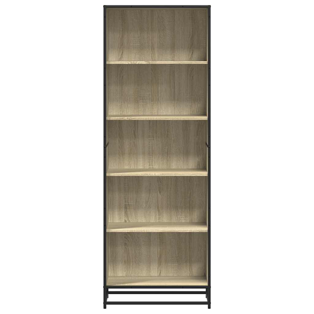 Bokhylle sonoma eik 60x35x170,5 cm konstruert tre