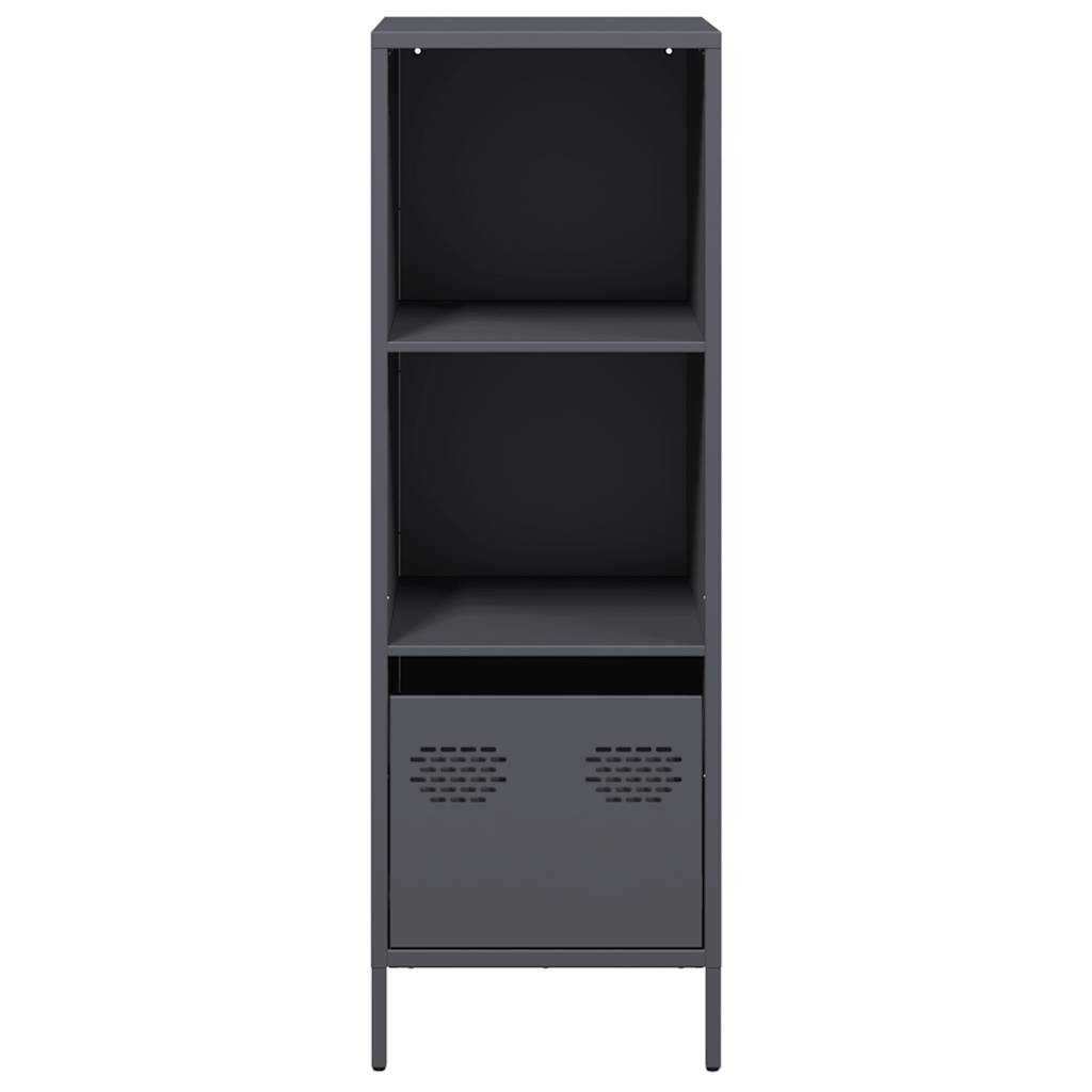Highboard antrasitt 35x39x103,5 cm stål