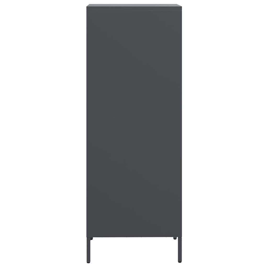 Highboard antrasitt 35x39x103,5 cm stål