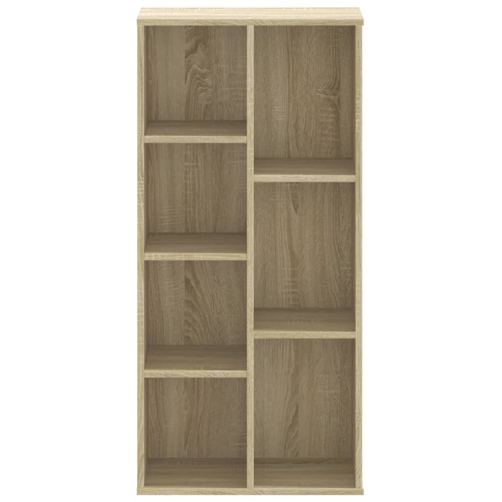 Bokhylle sonoma eik 50x25x105 cm konstruert tre