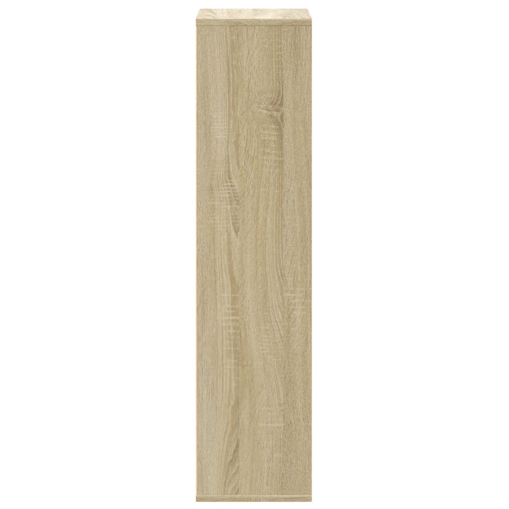 Bokhylle sonoma eik 50x25x105 cm konstruert tre
