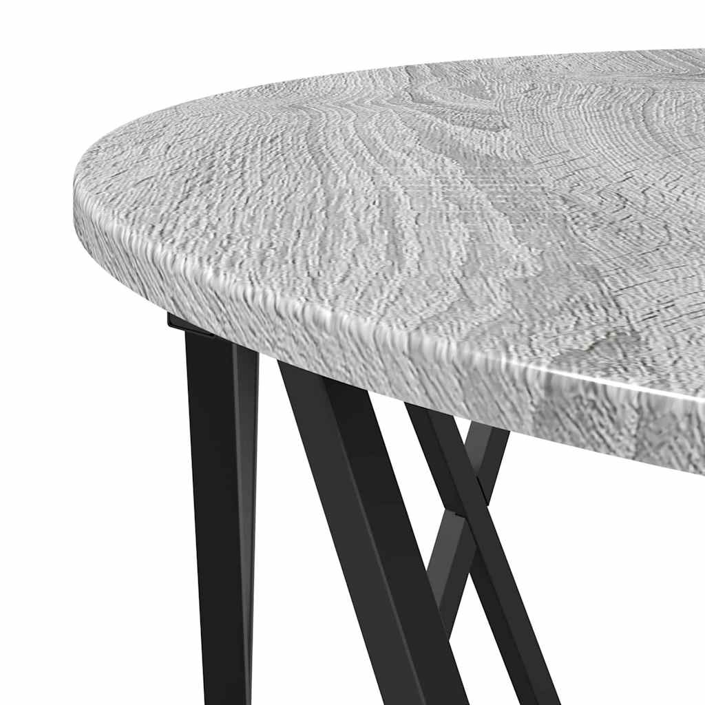 Grå Sonoma Kaffebord 80x80x42 cm Laget av konstruert tre