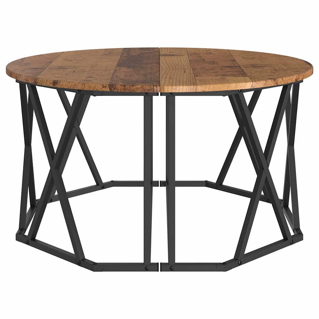 Kaffebord Gammelt Tre 80x80x42 cm Ingeniørtre