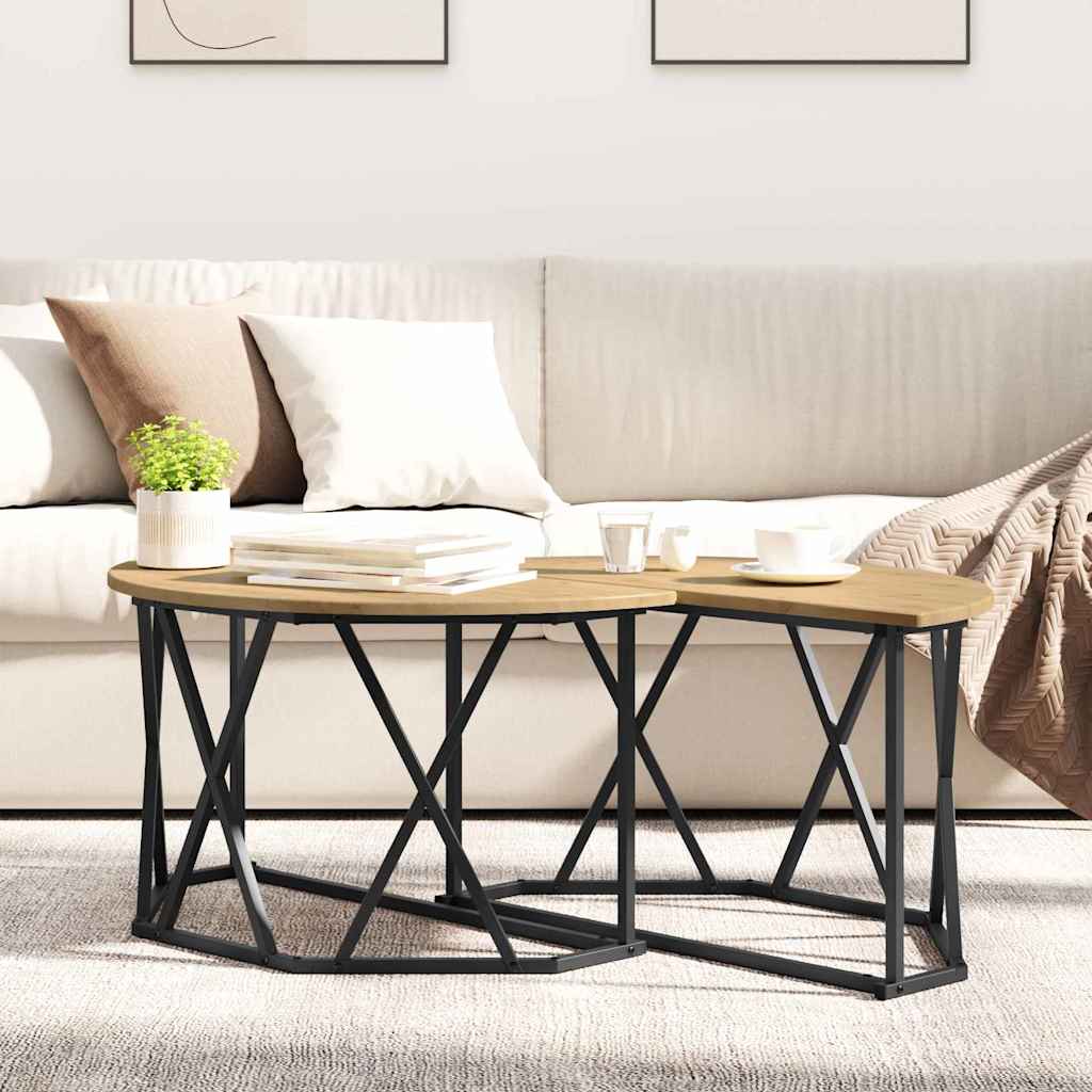 Kaffebord i Artisan Eik 31,5x31,5x16,5 tommer Laget av Engineering Tre