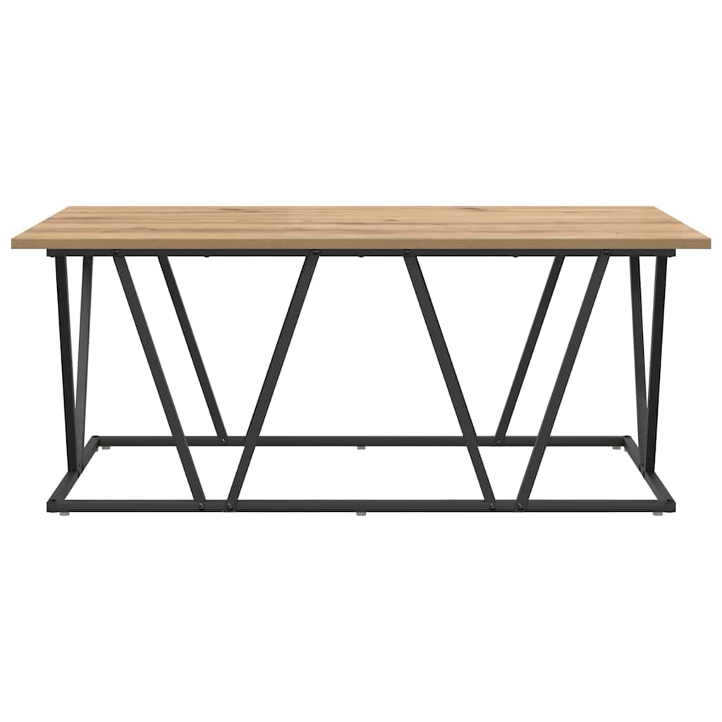 Kaffebord Artisan Eik 100x50x40 cm Ingeniørtre og Metall