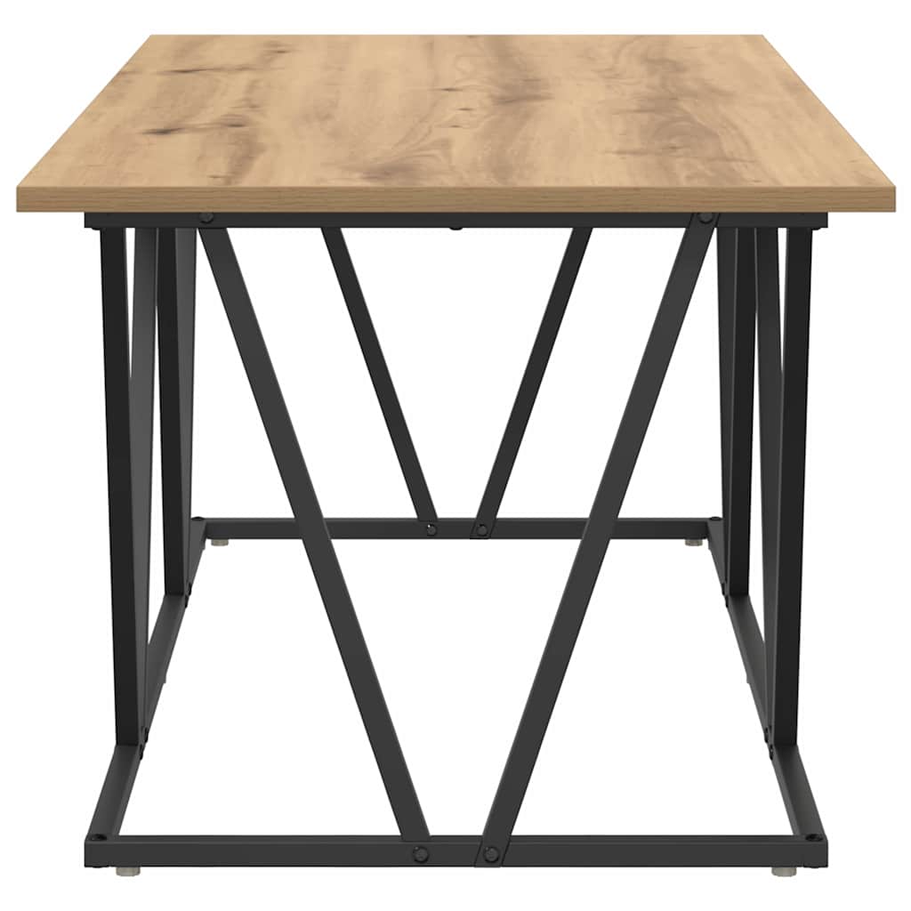 Kaffebord Artisan Eik 100x50x40 cm Ingeniørtre og Metall