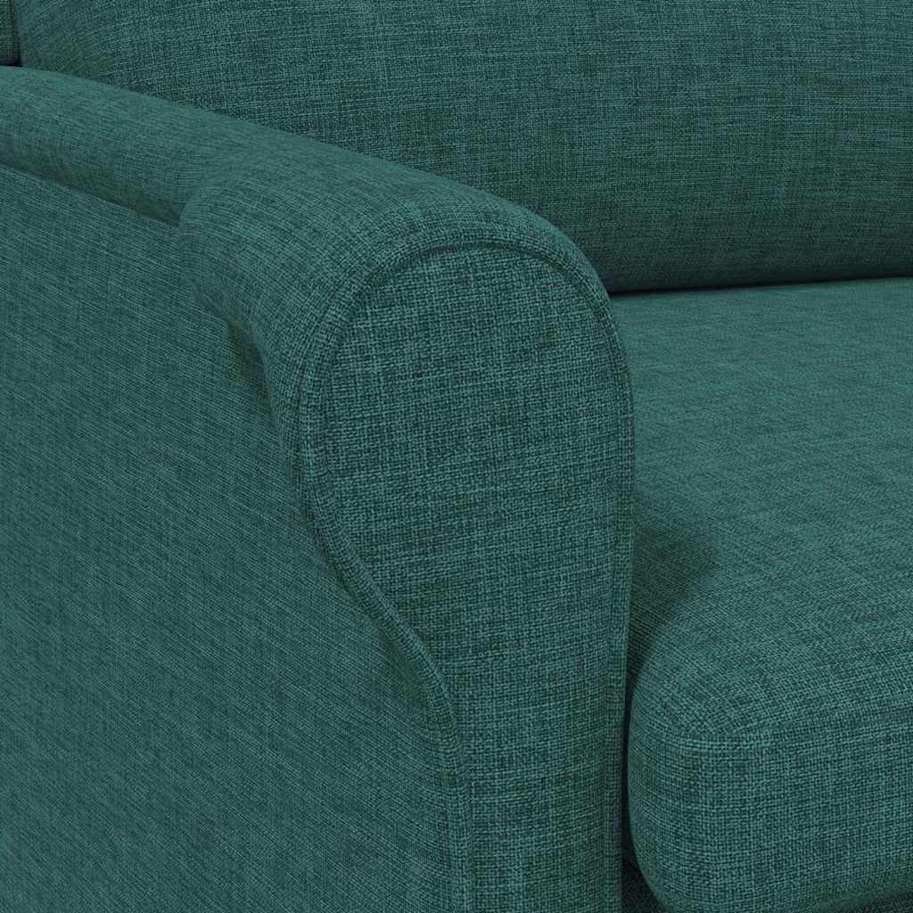 Moderne lenestol Mørk grønn Stoff, Tre Standard Ergonomisk