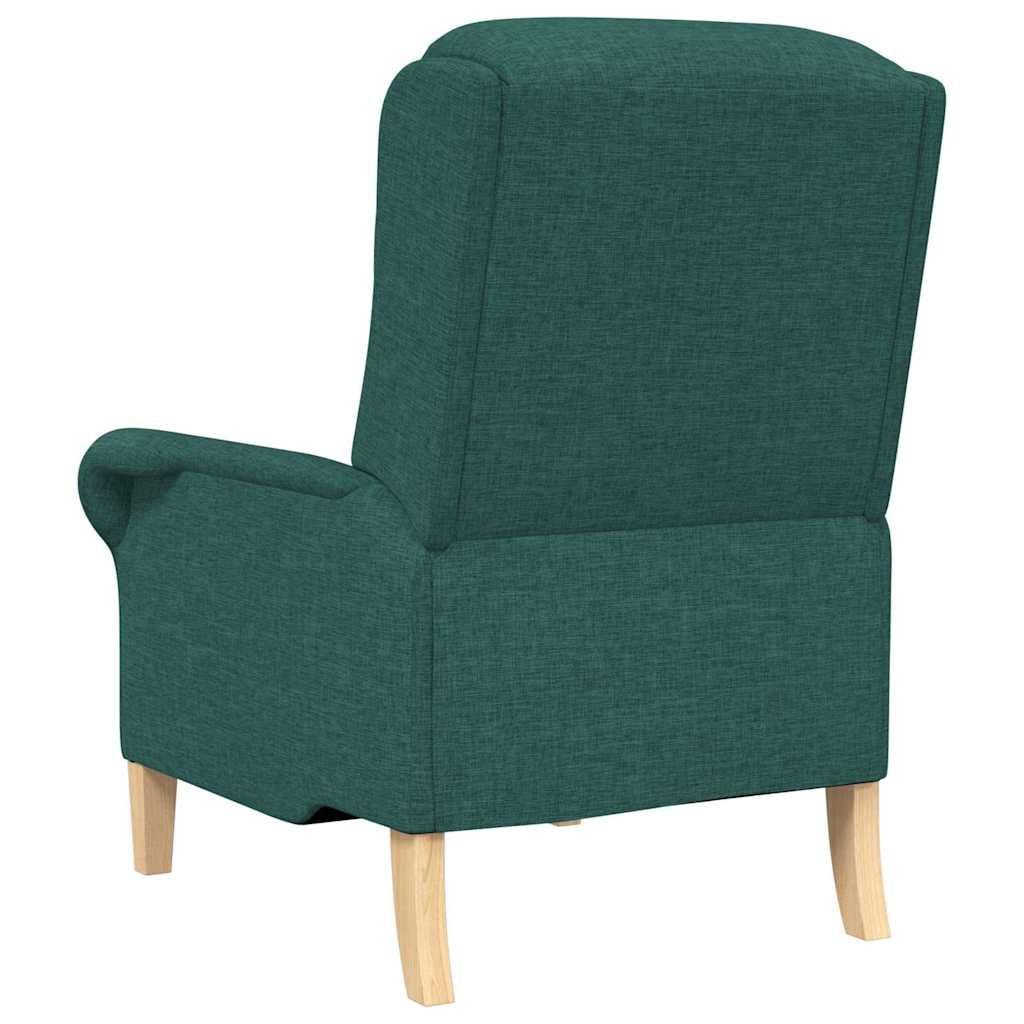 Moderne lenestol Mørk grønn Stoff, Tre Standard Ergonomisk